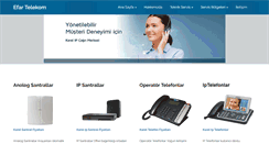 Desktop Screenshot of efartelekom.com